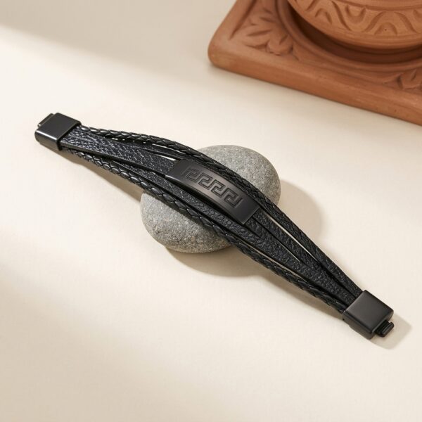 Pulsera Greca Negra