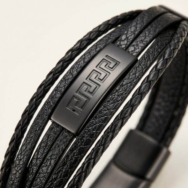 Pulsera Greca Negra