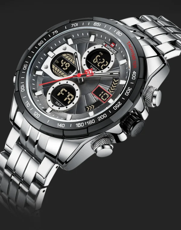 IMA3-RELOJ3 Reloj Naviforce 9197 S plateado – Carácter y elegancia