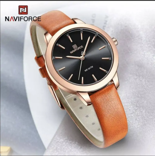 IMA3-RELOJ5 Reloj Naviforce 5024 para mujer naranja – Elegancia minimalista