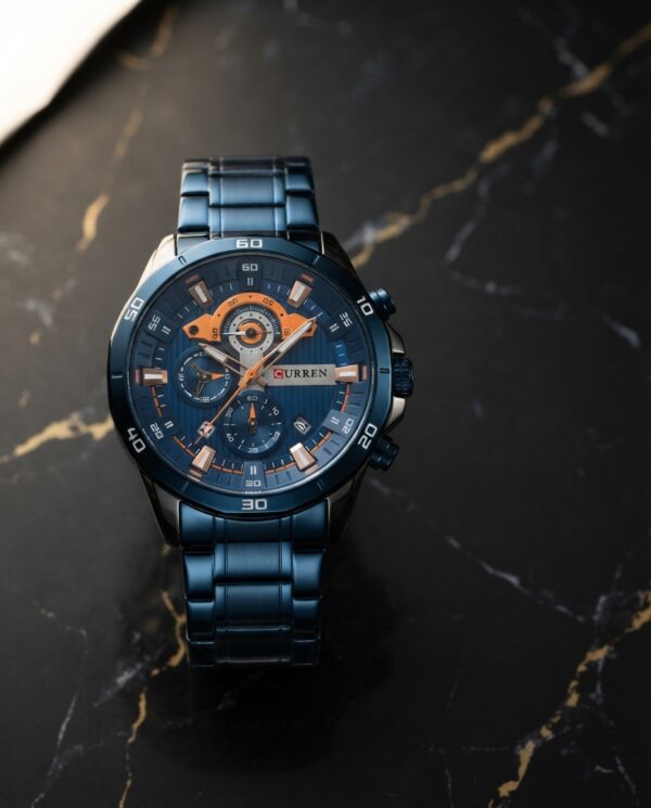 IMA4-REL-HAS Reloj Curren 8402 A azul – Estilo y distinción