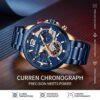 Reloj Curren 8395 A azul – Elegancia deportiva