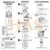 manual de uso Molinillo de café eléctrico portátil recargable USB-C | HAS